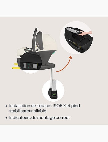Cosi avec base isofix 180° - lionelo astrid i-size - adac récompense - légère - siège-auto 40-87 cm