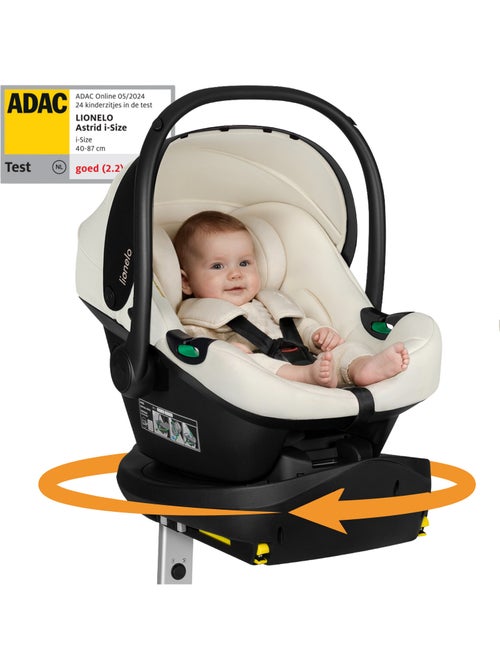 Cosi avec base isofix 180° - lionelo astrid i-size - adac récompense - légère - siège-auto 40-87 cm - Kiabi Cosi avec base isofix 180° - lionelo astrid i-size - adac récompense - légère - siège-auto 40-87 cm - Kiabi