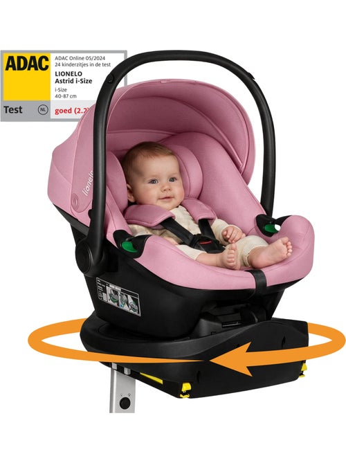Cosi avec base isofix 180° - lionelo astrid i-size - adac récompense - légère - siège-auto 40-87 cm - Kiabi Cosi avec base isofix 180° - lionelo astrid i-size - adac récompense - légère - siège-auto 40-87 cm - Kiabi