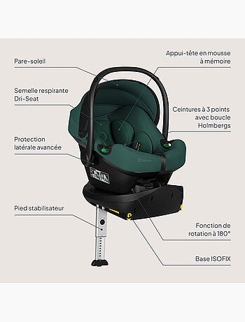 Cosi avec base isofix 180° - lionelo astrid i-size - adac récompense - légère - siège-auto 40-87 cm
