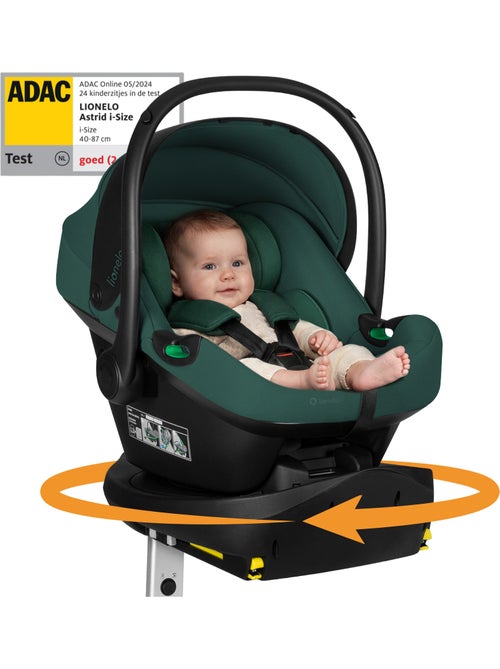 Cosi avec base isofix 180° - lionelo astrid i-size - adac récompense - légère - siège-auto 40-87 cm - Kiabi Cosi avec base isofix 180° - lionelo astrid i-size - adac récompense - légère - siège-auto 40-87 cm - Kiabi