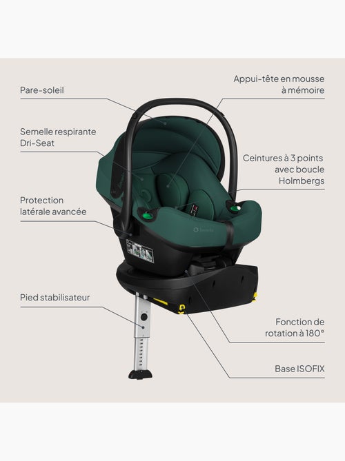 Cosi avec base isofix 180° - lionelo astrid i-size - adac récompense - légère - siège-auto 40-87 cm - Kiabi Cosi avec base isofix 180° - lionelo astrid i-size - adac récompense - légère - siège-auto 40-87 cm - Kiabi