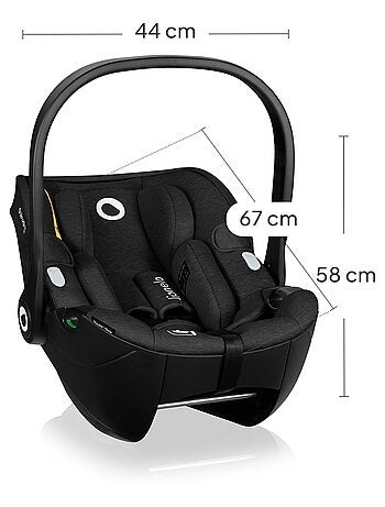 Cosi LIONELO Moxie i-Size - Tissu de bambou - Siège auto 40-87 cm - Légère - Groupe 0+