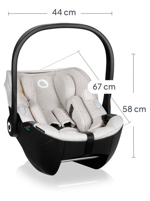 Cosi LIONELO Moxie i-Size - Tissu de bambou - Si?ge auto 40-87 cm - L?g?re - Groupe 0+ - Kiabi