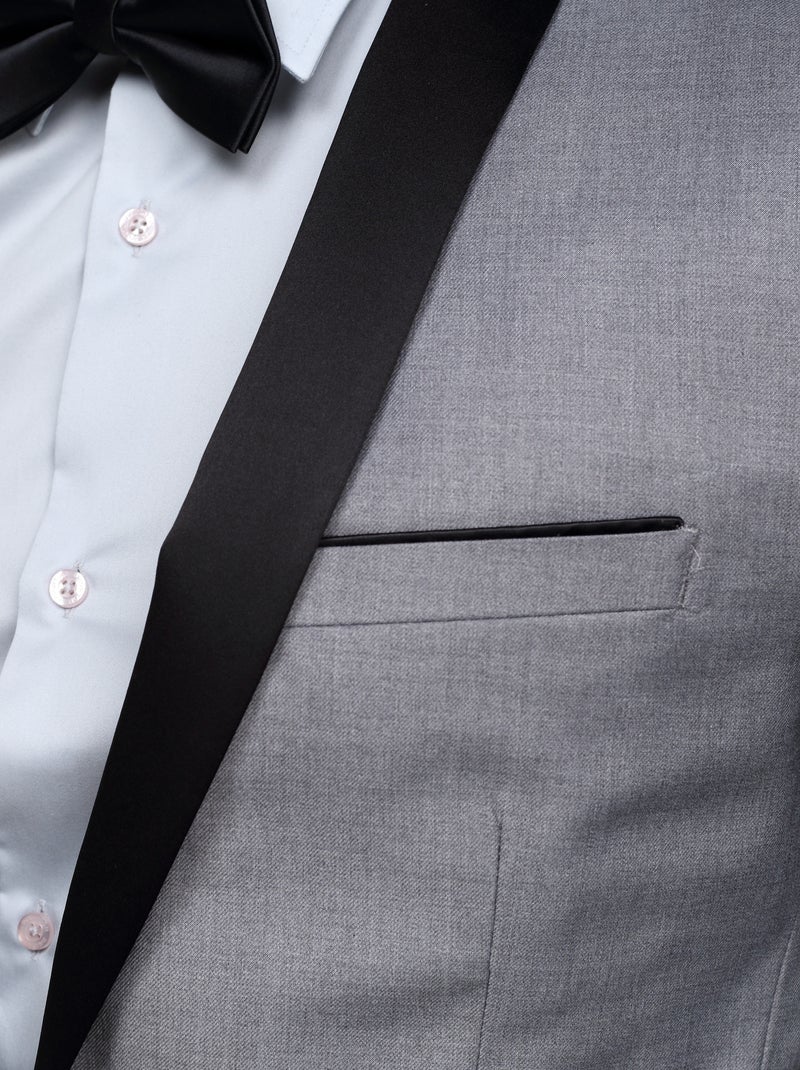 Costume 2 pi?ces - Leader Mode Gris Noir - Kiabi
