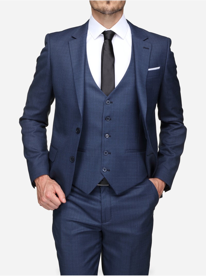 Costume 3 pièces - Leader Mode Bleu - Kiabi