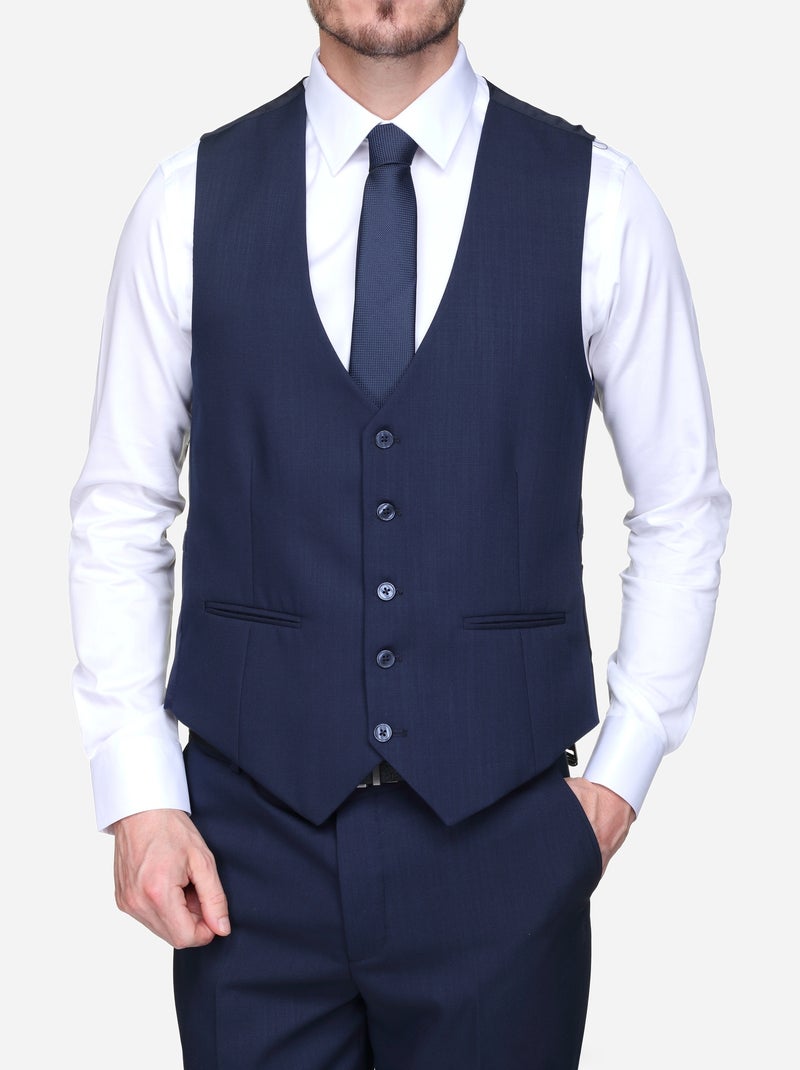 Costume 3 pièces - Leader Mode Bleu foncé - Kiabi