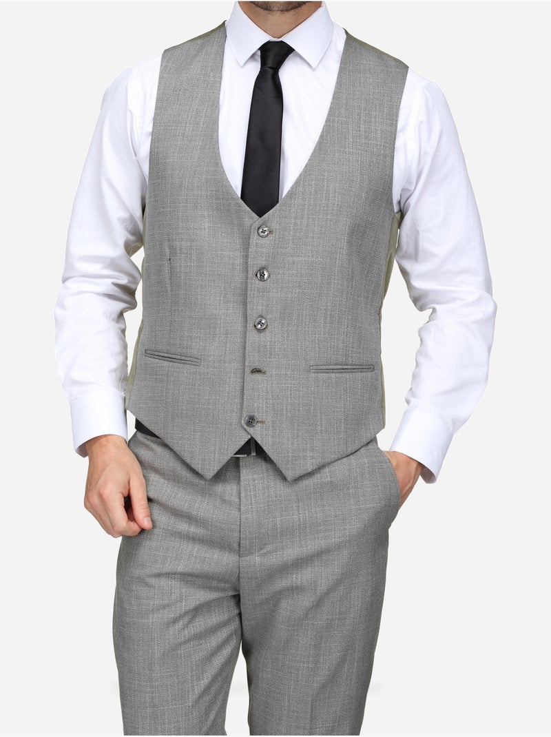 Costume 3 pièces - Leader Mode Gris - Kiabi