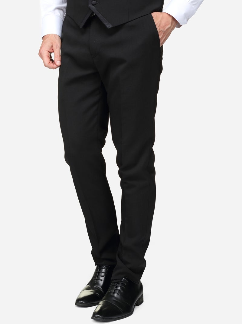 Costume 3 pièces col chale - Torrente Noir - Kiabi