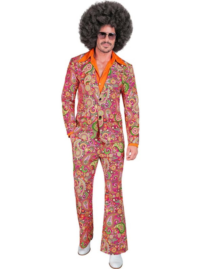 Costume à motifs cachemire des années 60 Multicolore - Kiabi