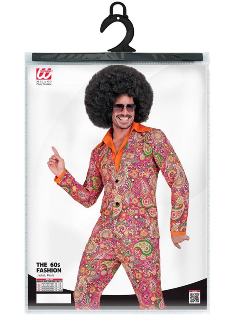 Costume à motifs cachemire des années 60 Multicolore - Kiabi