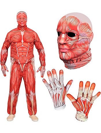 Costume anatomique express avec muscles