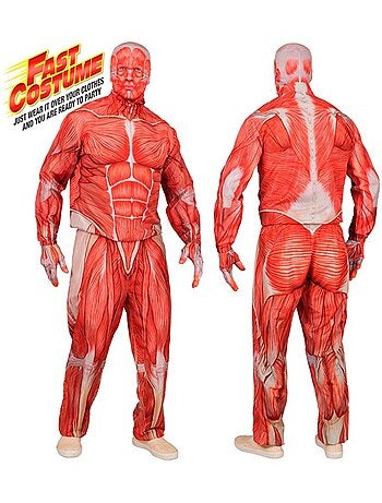Costume anatomique express avec muscles
