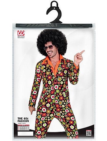 Costume années 60 Fleurs sombres