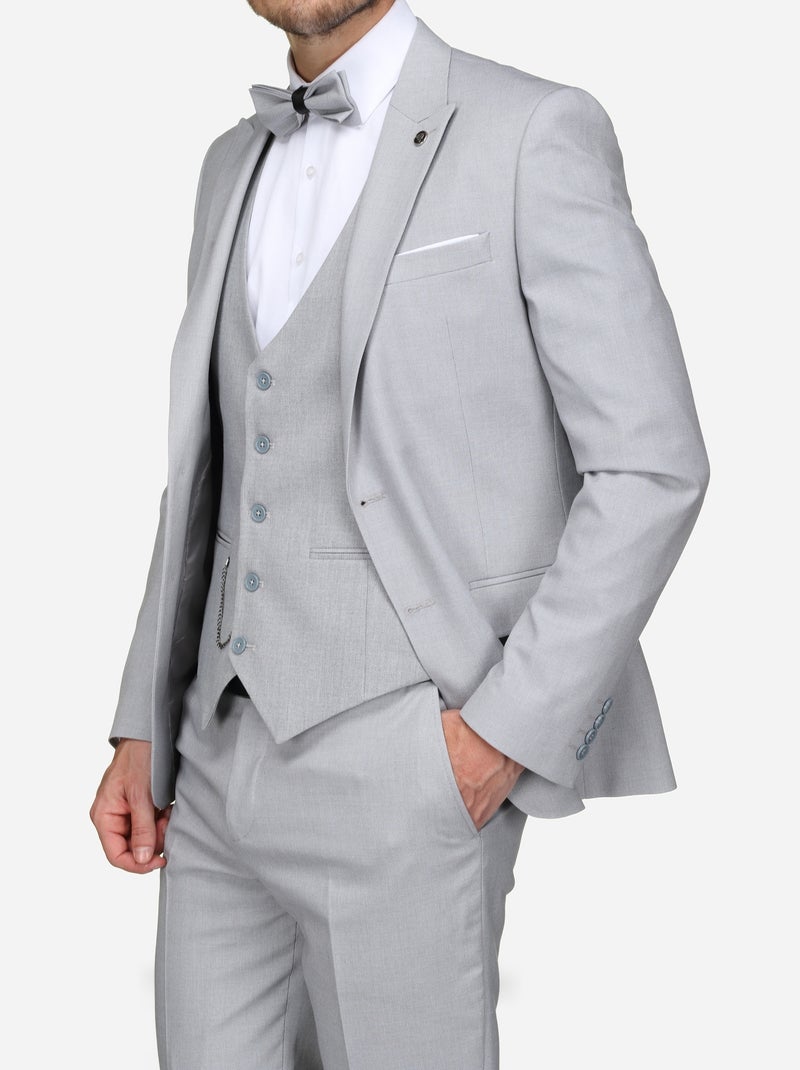 Costume Bill Tornade 3 pièces Gris - Kiabi