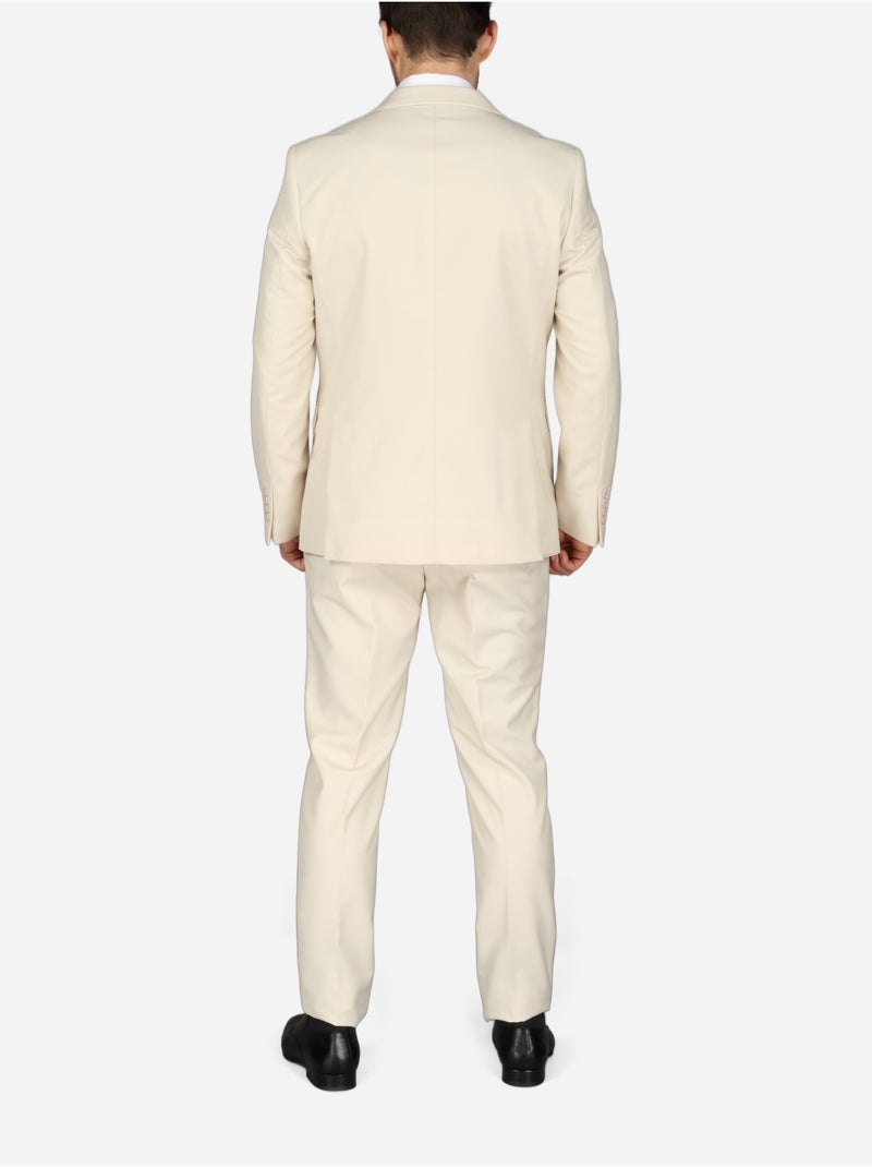Costume Bill Tornade london uni 3 pièces Beige - Kiabi