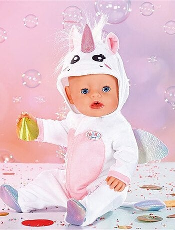 Costume câlin licorne pour poupée de 43cm