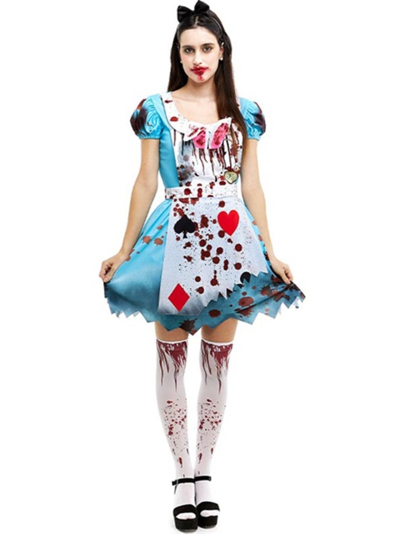 Costume classique d'Alice zombie Multicolore - Kiabi