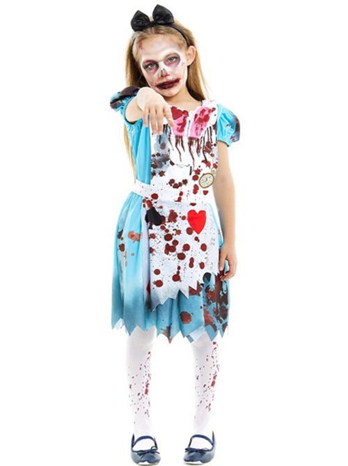 Costume classique d'Alice zombie - Kiabi