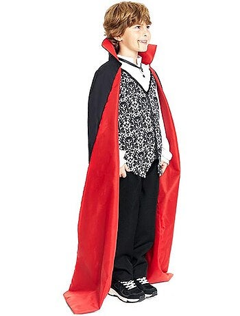 Costume classique de Dracula avec cape bicolore