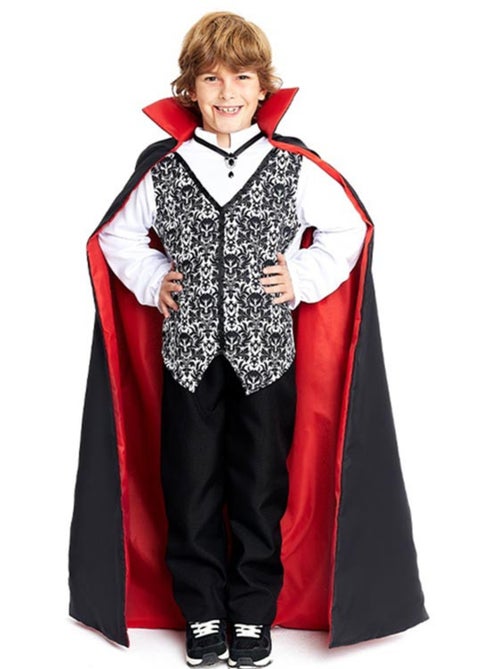 Costume classique de Dracula avec cape bicolore - Kiabi