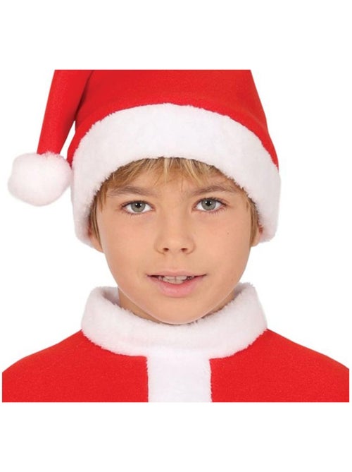Costume classique de Père Noël avec chapeau et ceinture - Kiabi