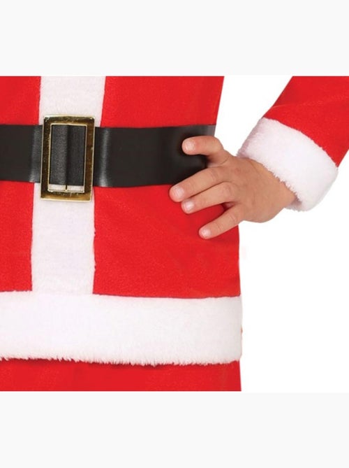 Costume classique de Père Noël avec chapeau et ceinture - Kiabi