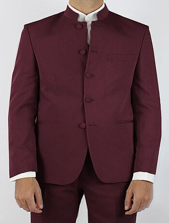 Veste costume homme pas cher veste de smoking rouge Kiabi