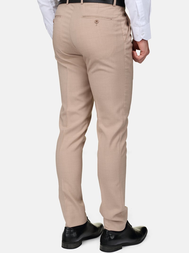 Costume croisé deux pièces - Torrente Beige - Kiabi