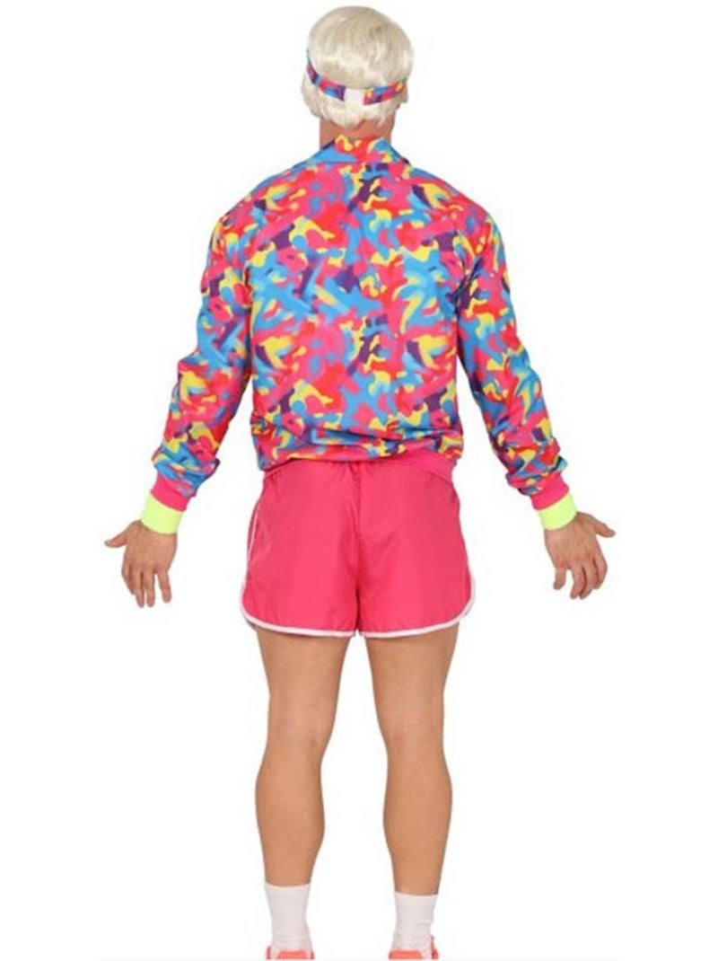 Costume d'aérobic des années 80 Multicolore - Kiabi