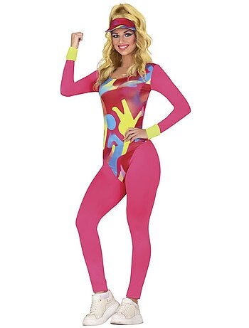 Costume d'aérobic psychédélique des années 80