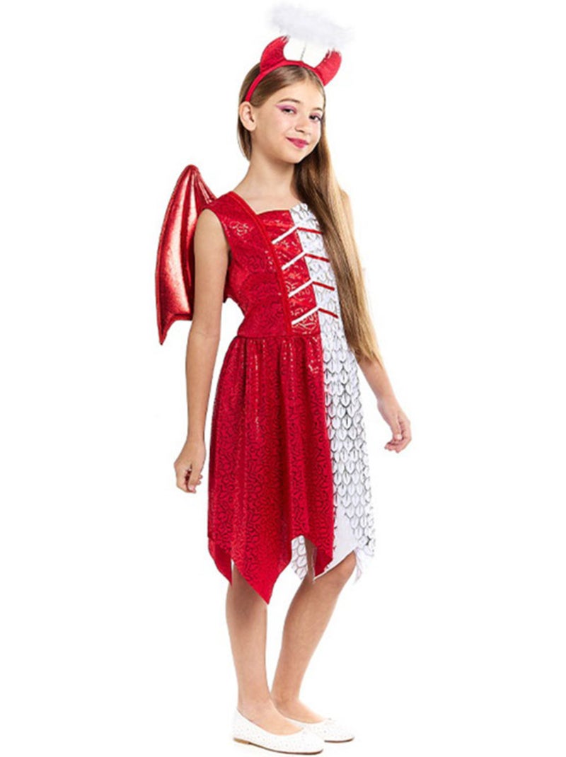 Costume d'ange et de démon avec ailes et cornes Multicolore - Kiabi
