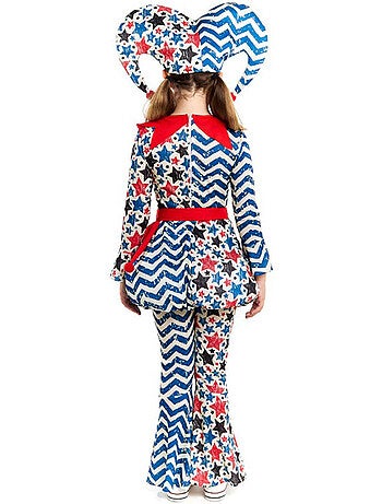 Costume d'arlequin avec des étoiles