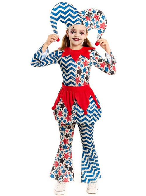 Costume d'arlequin avec des étoiles - Kiabi