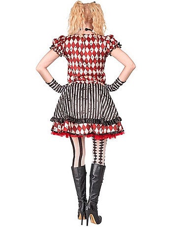 Costume d'arlequin sinistre