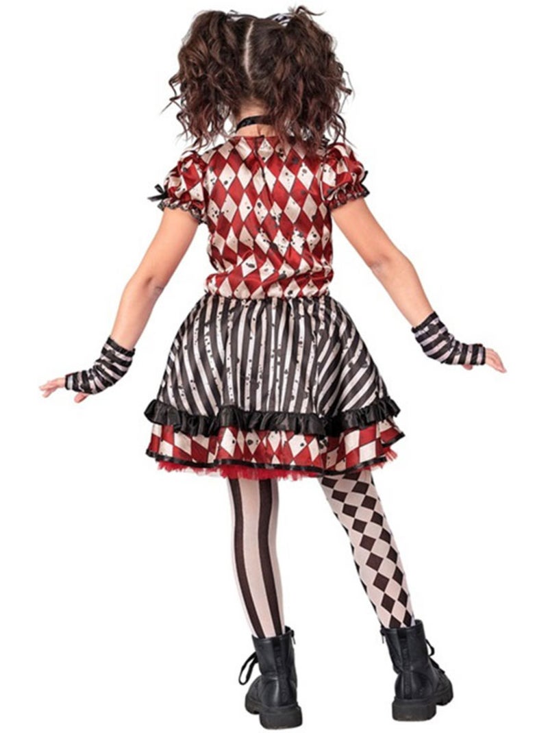 Costume d'arlequin sinistre Multicolore - Kiabi