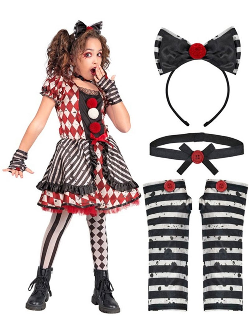 Costume d'arlequin sinistre Multicolore - Kiabi