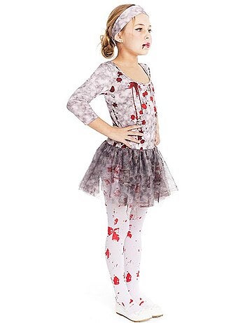 Costume de ballerine zombie avec coiffe