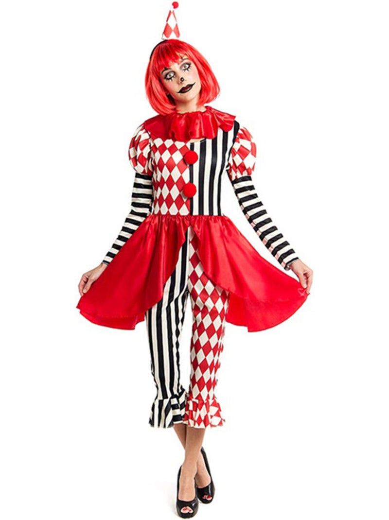 Costume de bouffon macabre Multicolore - Kiabi