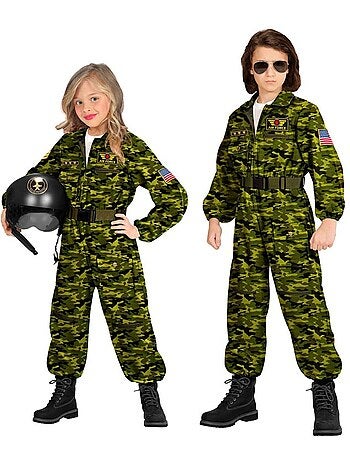 Costume de camouflage de pilote de chasse