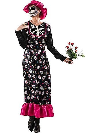 Costume de Catrina avec chapeau