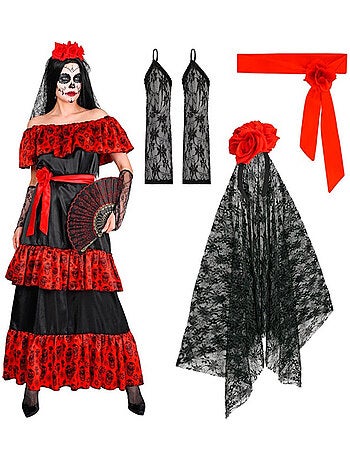 Costume de Catrina pour le Jour des Morts