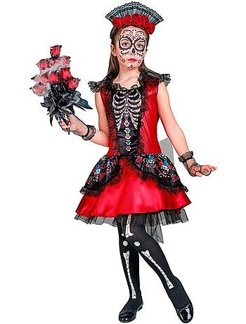 Costume de Catrina squelette