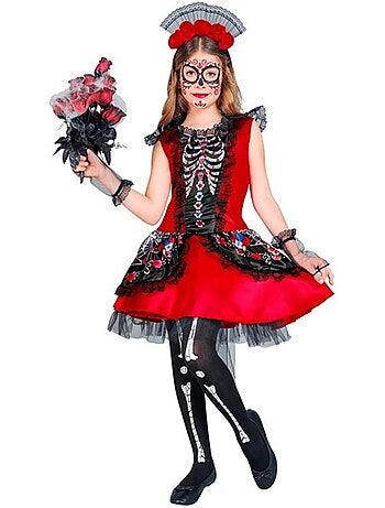 Costume de Catrina squelette
