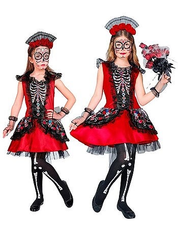 Costume de Catrina squelette