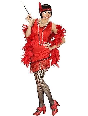 Costume de Charleston avec coiffe