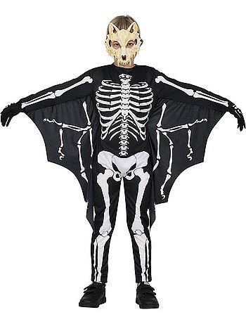 Costume de chauve-souris squelette