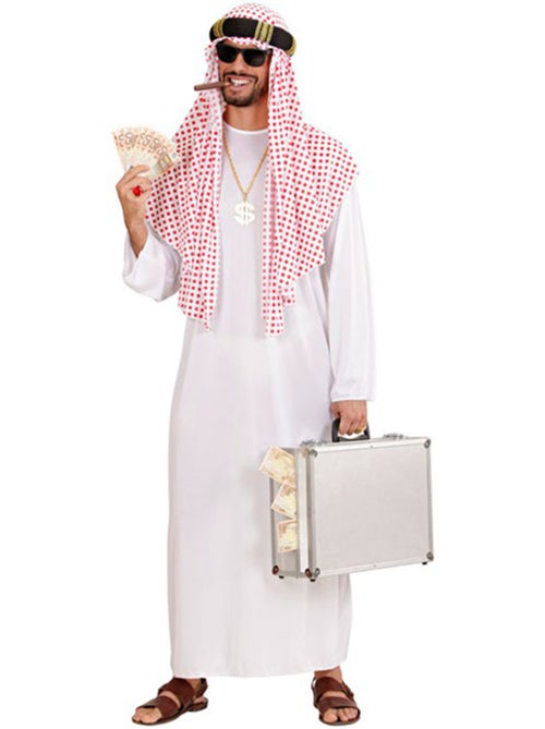 Costume de cheikh arabe millionnaire - Kiabi