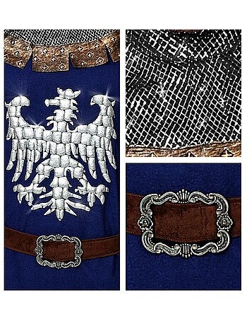 Costume de chevalier aigle avec cape