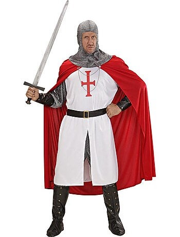 Costume de chevalier croisé avec cape